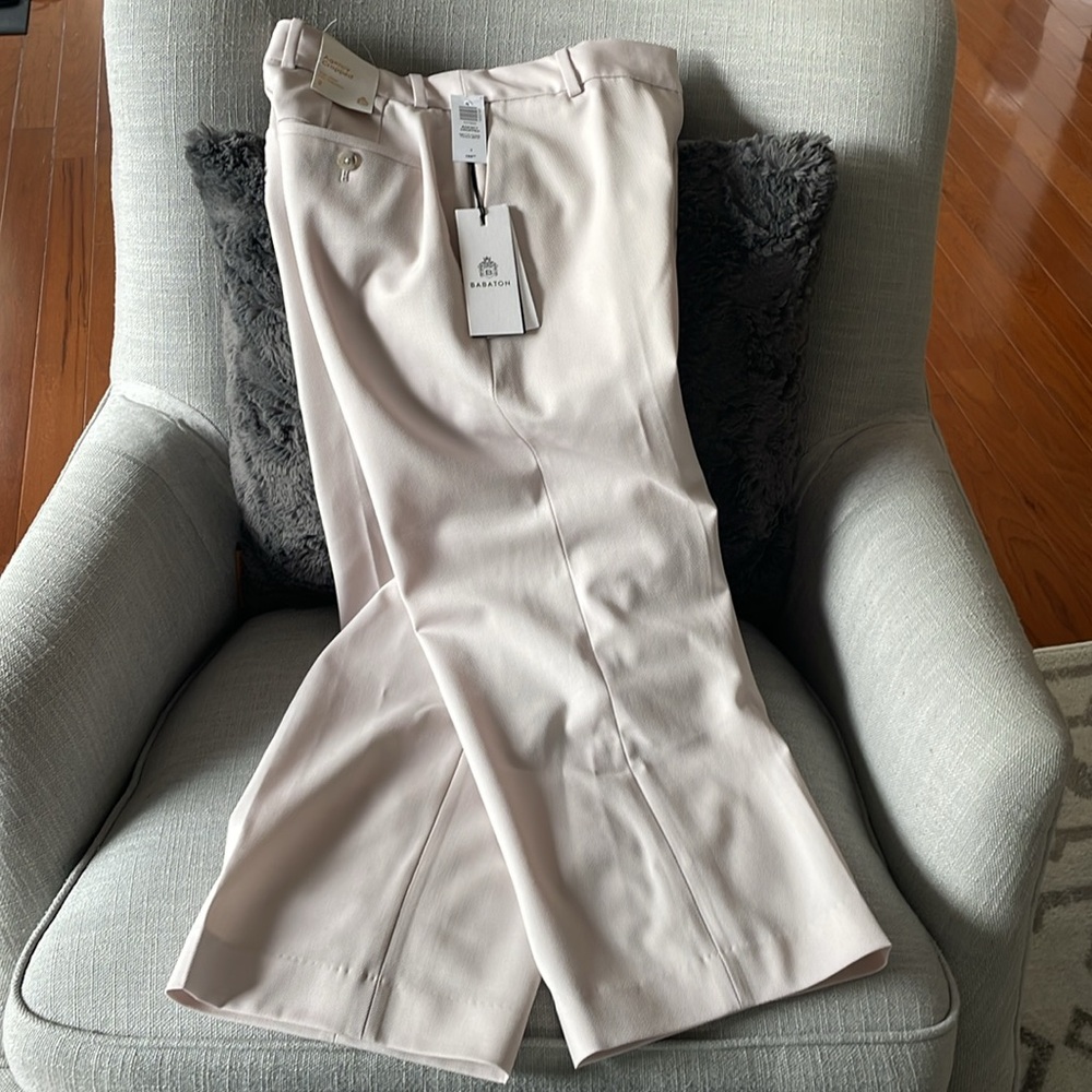 Babaton Cream Straight Leg, Crop Pants Tailored Elegance - Picture 3 of 5